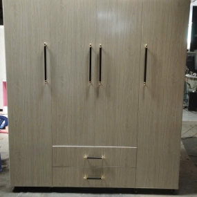 Tủ Nhựa Đài Loan 4 Cánh HL04 - Màu Xoan