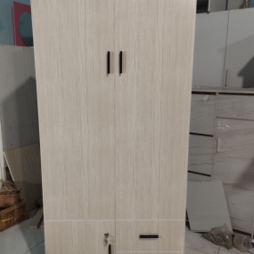 Tủ Nhựa Đại Loan 2 Cánh HL11 - Màu Sồi - Chân Đế