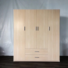 Tủ Nhựa Đài Loan 4 Cánh HL04 - Màu Sồi