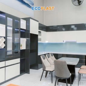 Tủ bếp nhựa Đài Loan cao cấp HL24