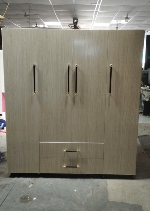 Tủ Nhựa Đài Loan 4 Cánh HL04 - Màu Xoan