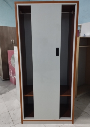 Tủ Nhựa Đại Loan 2 Cánh HL04 - Màu Trắng - Chân Lùa