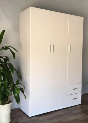 Tủ Nhựa Đài Loan 3 Cánh HL06 - Màu Trắng