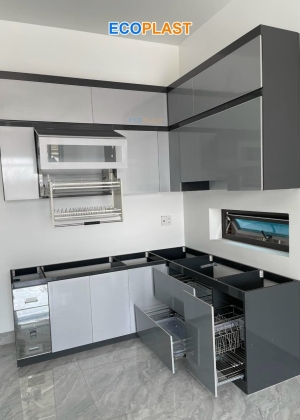 Tủ bếp nhựa Đài Loan cao cấp HL21