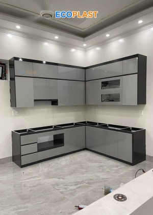 Tủ bếp nhựa Đài Loan cao cấp HL16